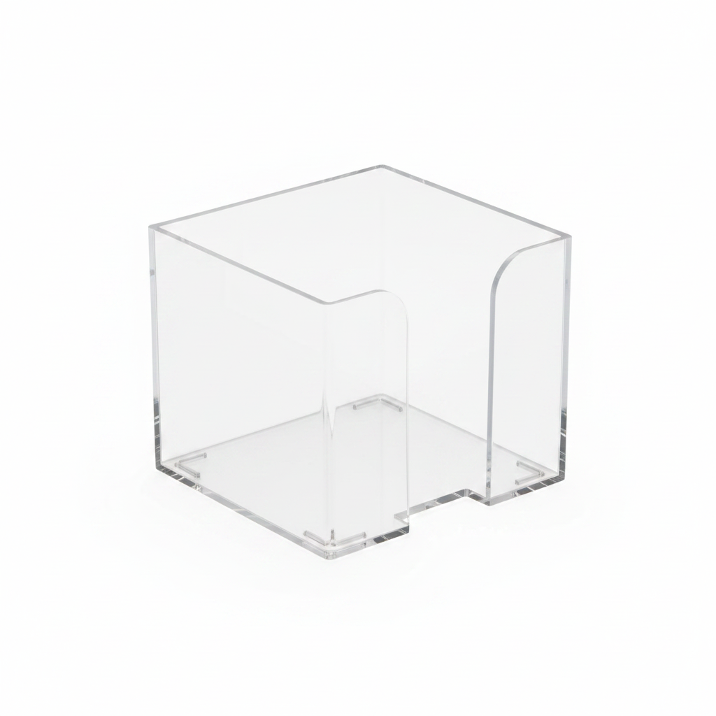 Durchsichtige Acryl Zettelbox